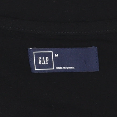 GAP Women's Black Shift Dress M, Knee Length, Casual Style