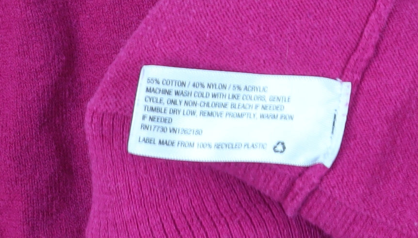 Ava & Viv Women's Pink V-Neck Pullover Jumper 2XL