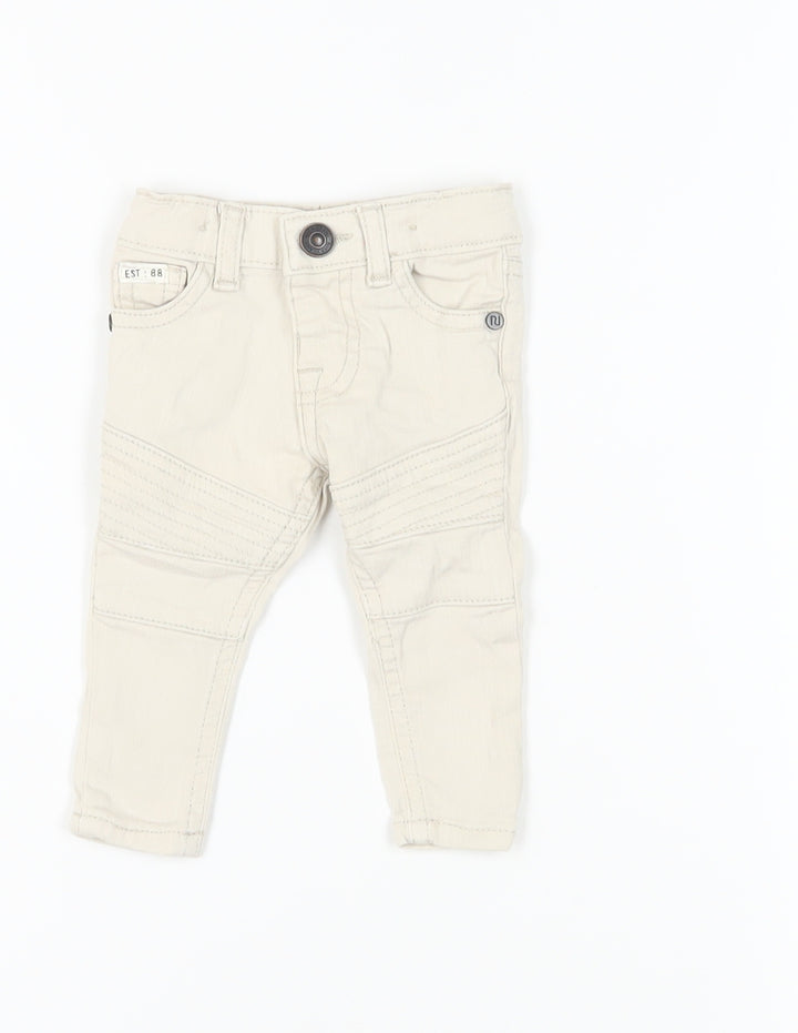 River Island Unisex Beige Jogger Trousers 0-3 Months