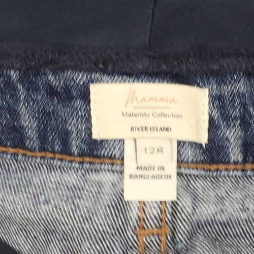 River Island Women's Blue Maternity Jeans Size 12