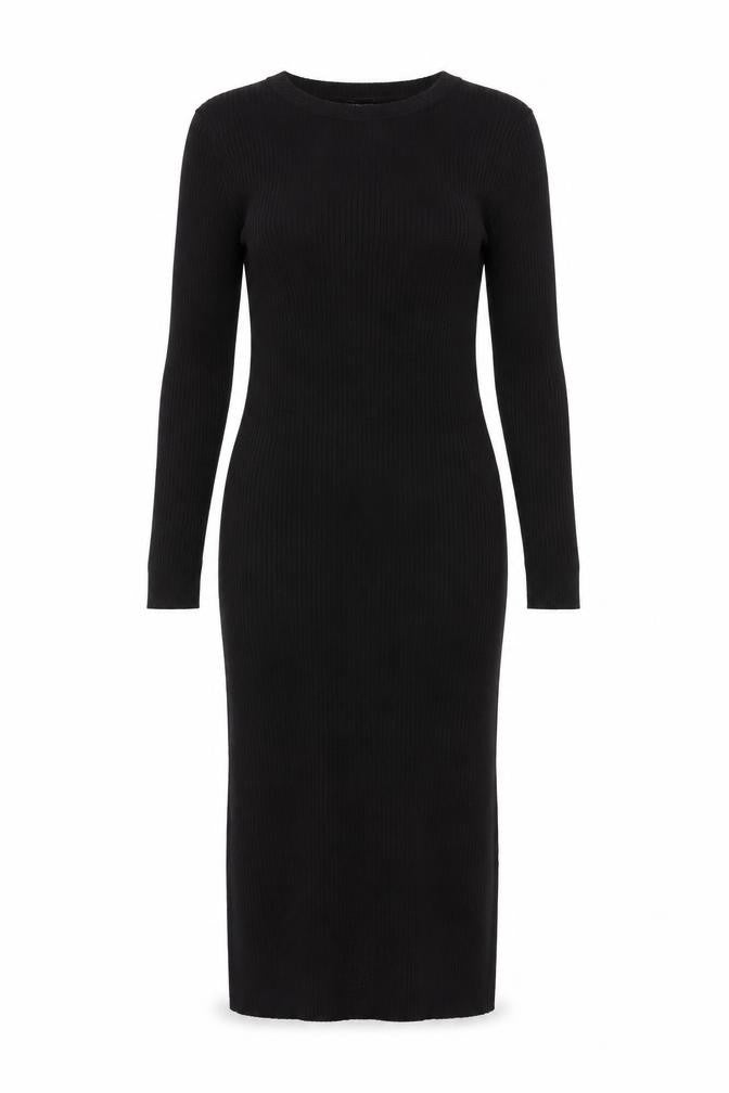 New Look Women's Black Maternity Knit Dress, Size 12