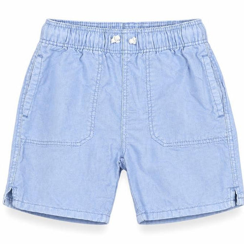 Zara Boys Blue Cotton Shorts, Size 4 Years, Casual Style