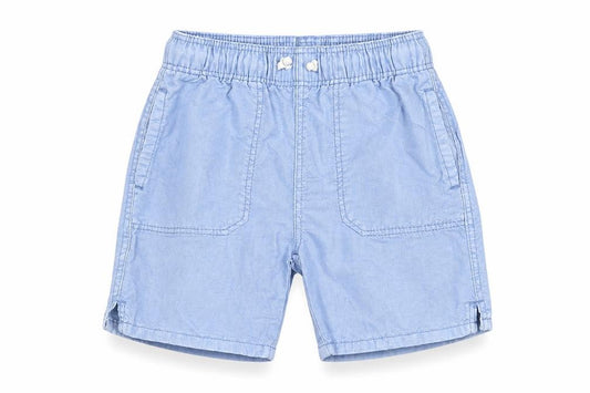 Zara Boys Blue Cotton Shorts, Size 4 Years, Casual Style