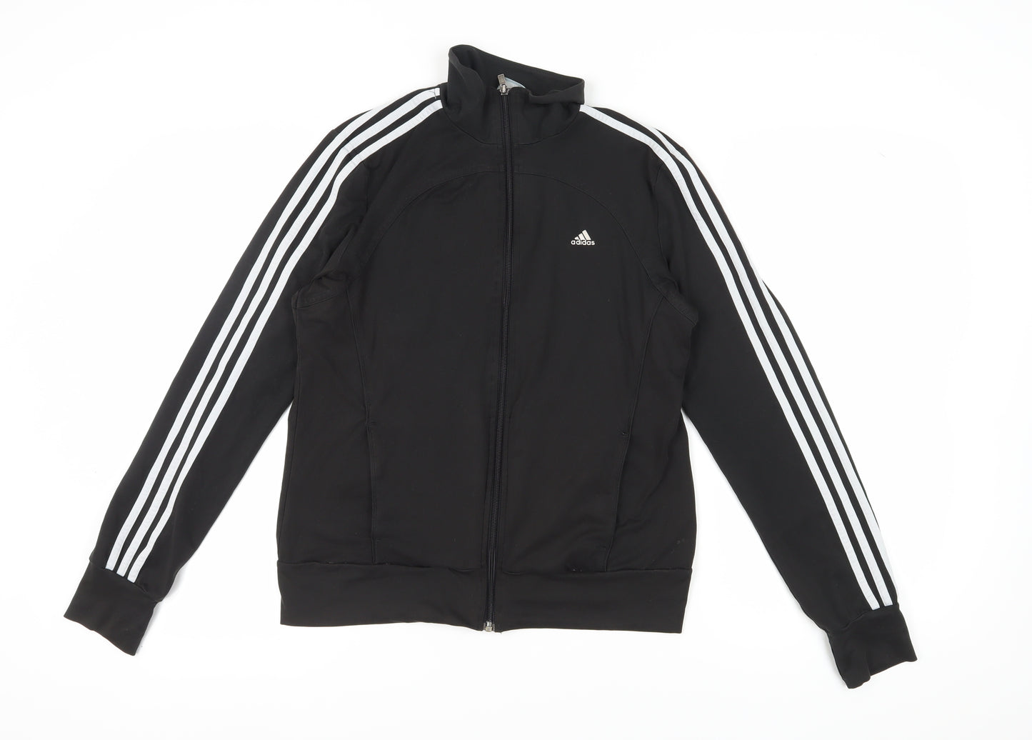 Adidas Women's Black Track Jacket Size 12-14