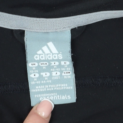 Adidas Women's Black Track Jacket Size 12-14