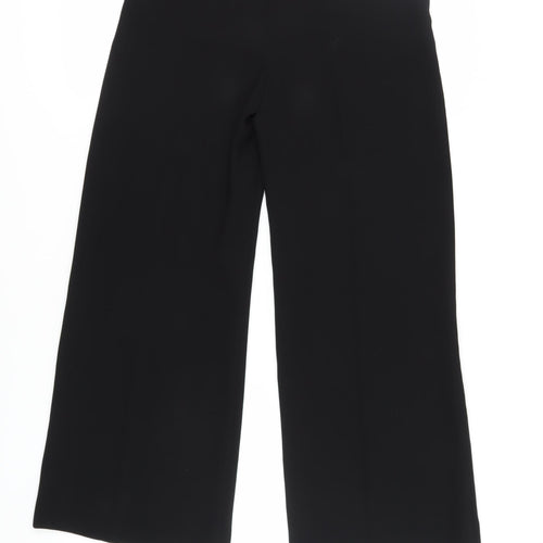 Wallis Women's Black Wide-Leg Trousers Size 8