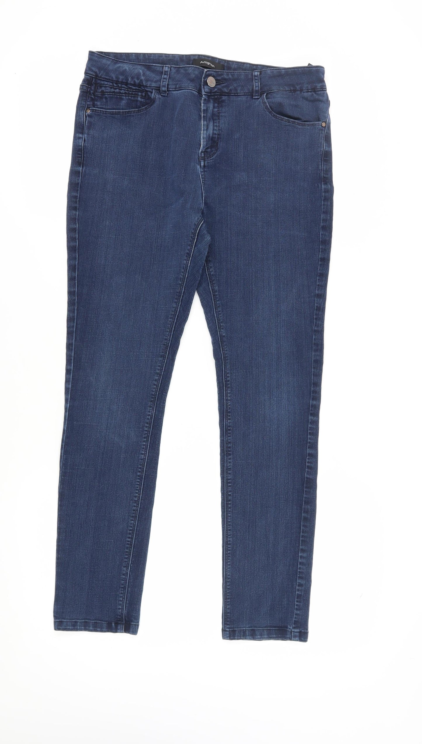 Autograph Women's Blue Jeans Size 12 Regular Fit