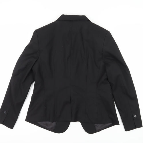H&M Women's Black Blazer, UK 18, Single Button