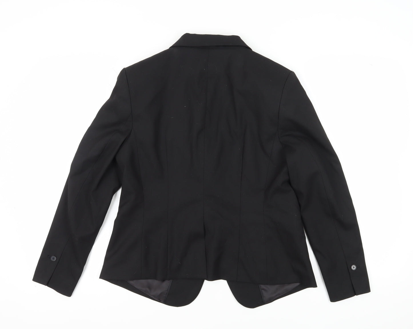 H&M Women's Black Blazer, UK 18, Single Button