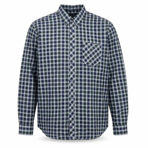 Ben Sherman Men's Blue Check Shirt XL Casual Style