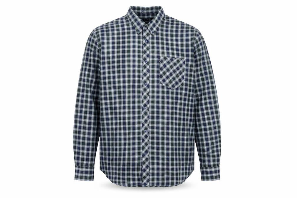 Ben Sherman Men's Blue Check Shirt XL Casual Style