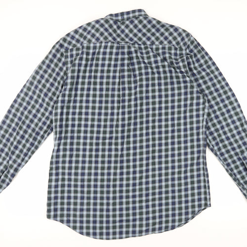 Ben Sherman Men's Blue Check Shirt XL Casual Style