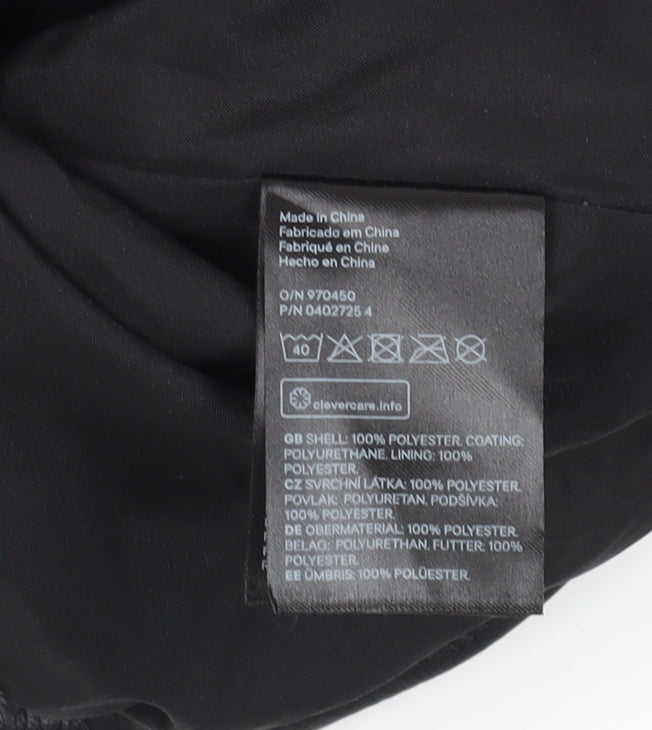 H&M Women's Black Motorcycle Jacket Size 10