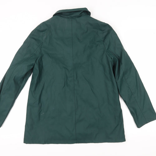 Zara Girls Green Basic Jacket 13-14 Years Collared