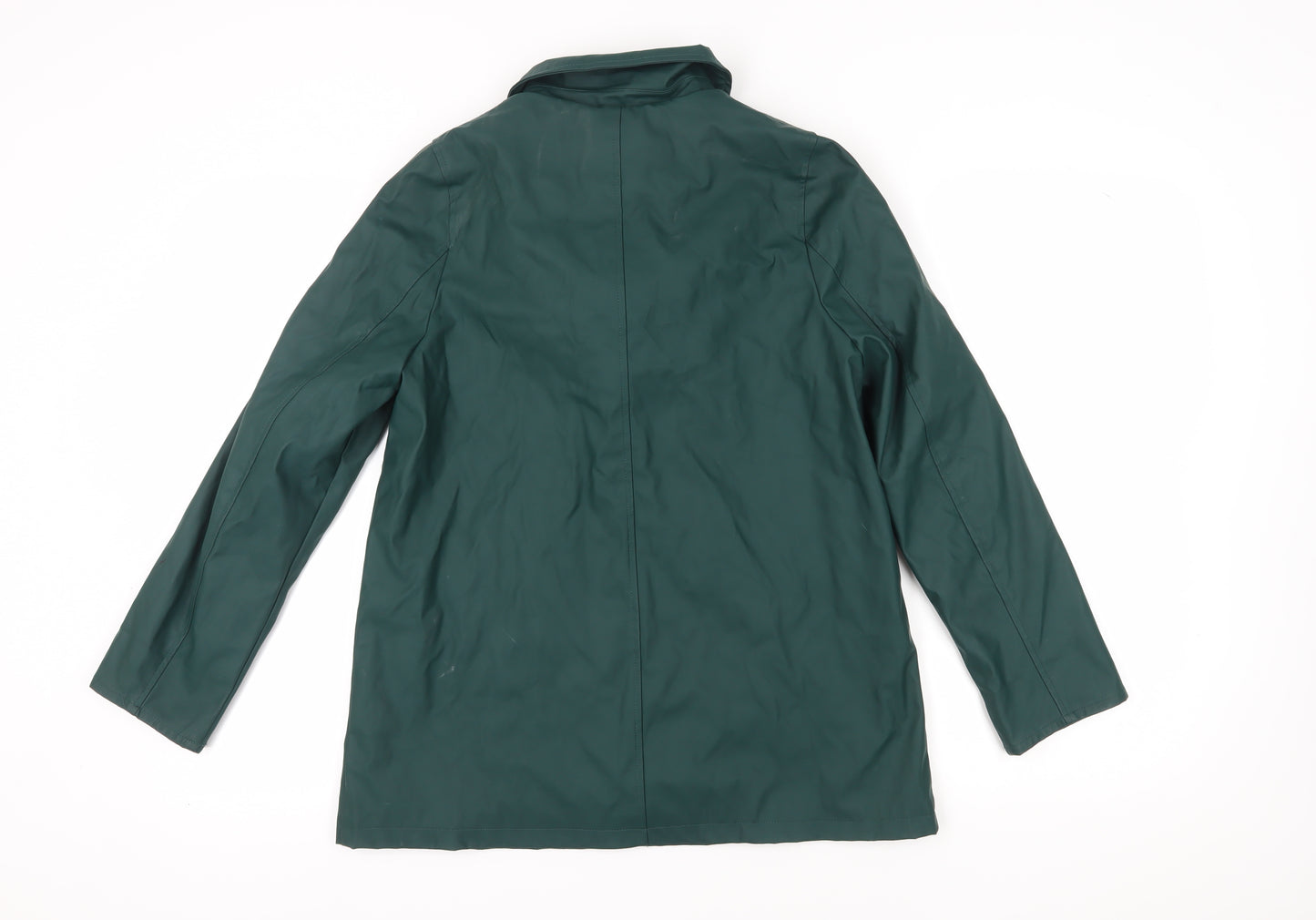 Zara Girls Green Basic Jacket 13-14 Years Collared
