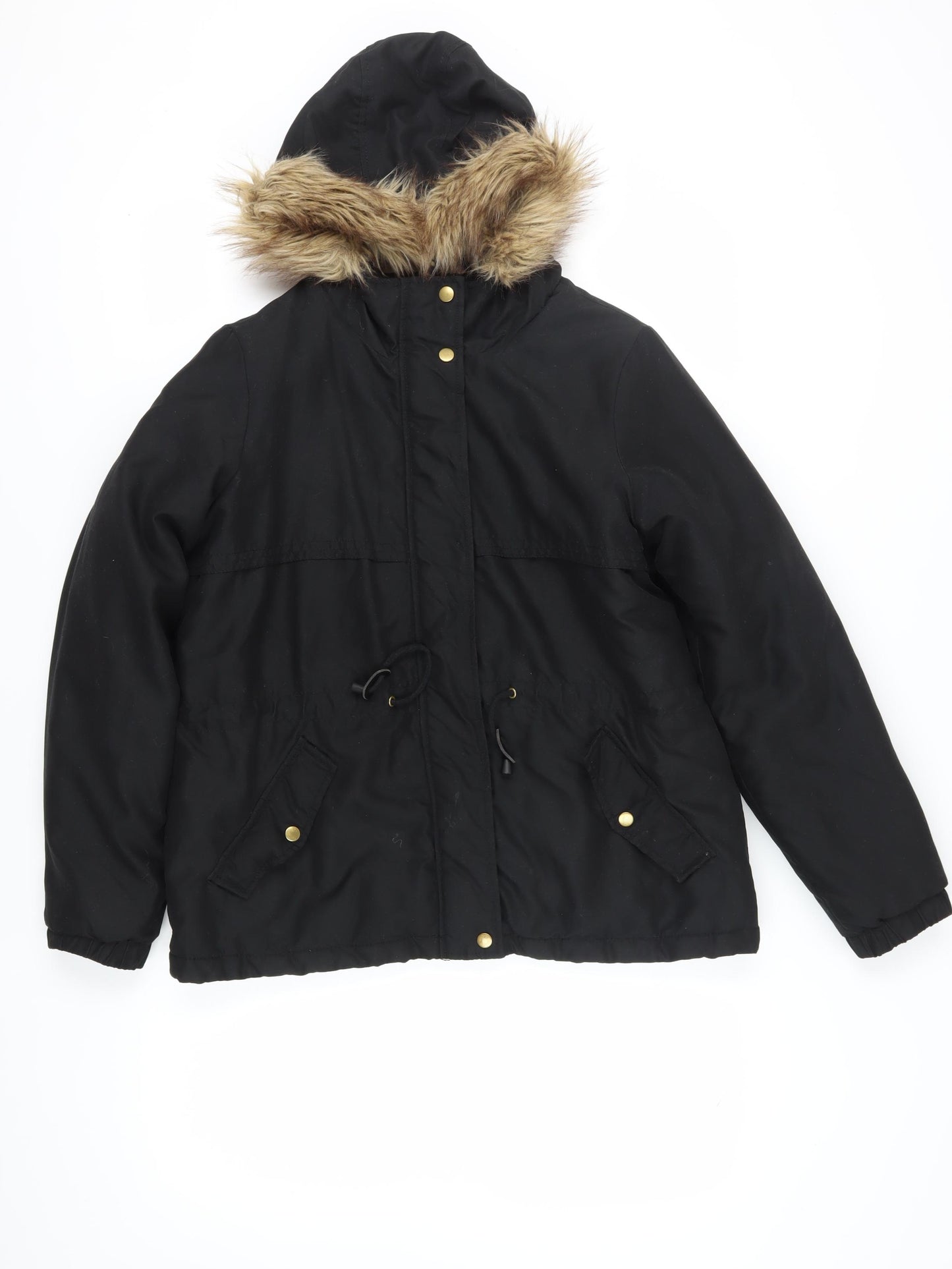 Vero Moda Women's Black Parka Coat Size L