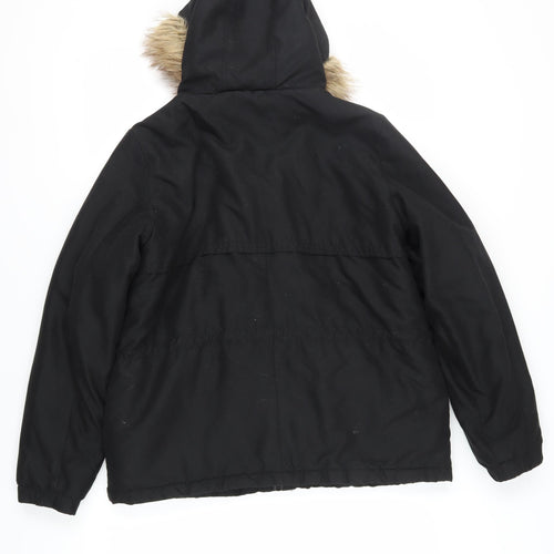 Vero Moda Women's Black Parka Coat Size L