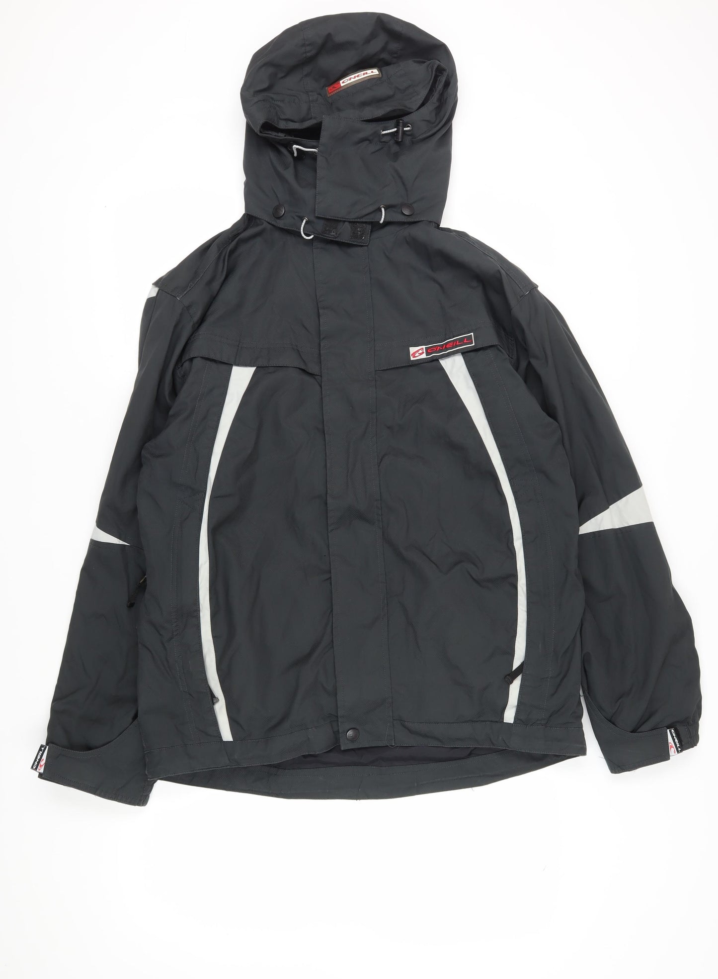 O'Neill Men's Black Waterproof Rain Coat L