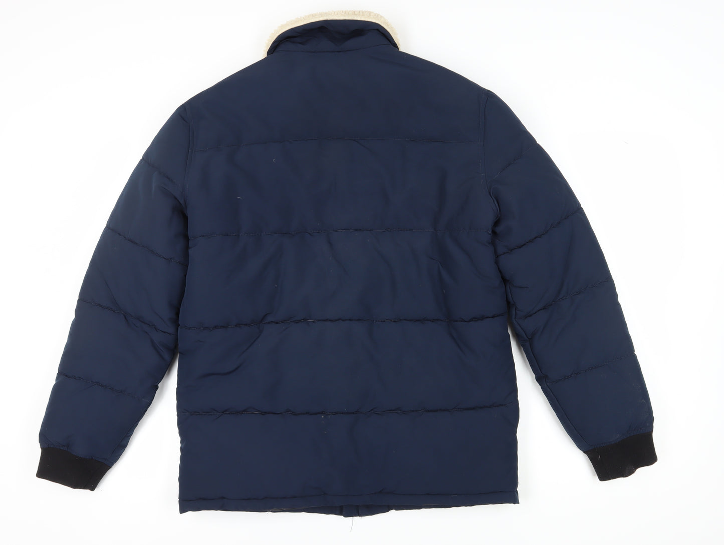 Marks and Spencer Men's Blue Puffer Jacket M