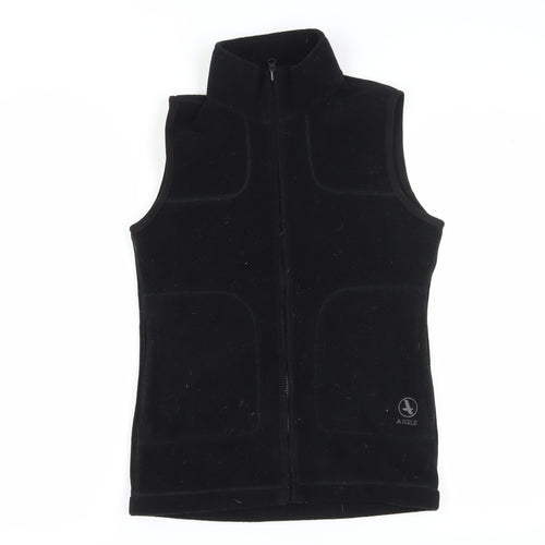 Aigle Women's Black Fleece Waistcoat Size 10