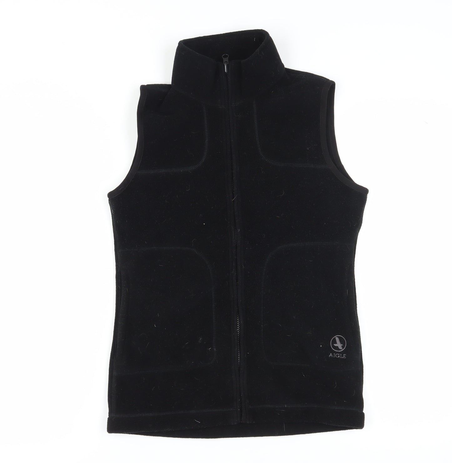 Aigle Women's Black Fleece Waistcoat Size 10