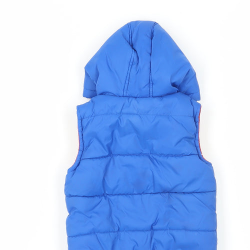 Dunnes Stores Kids Blue Puffer Jacket 12-18 Months Hooded