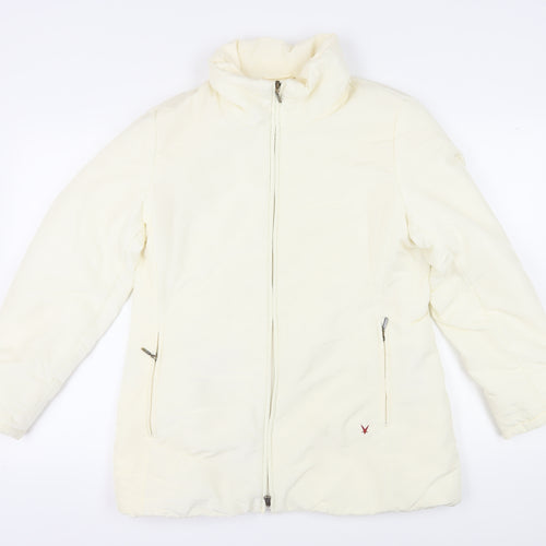 Fuchs Schmitt Women's Ivory Puffer Jacket Size 12