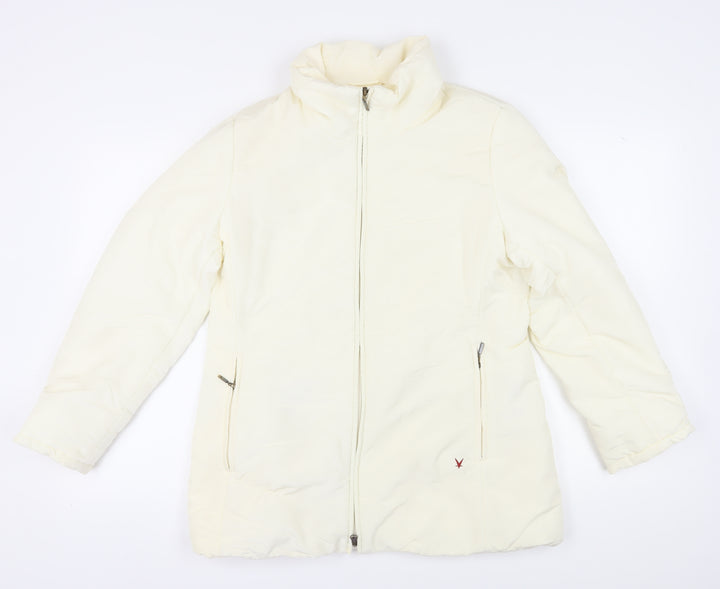 Fuchs Schmitt Women's Ivory Puffer Jacket Size 12