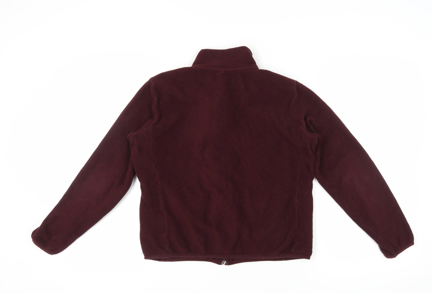 Uniqlo Women's Red Basic Fleece Jacket M