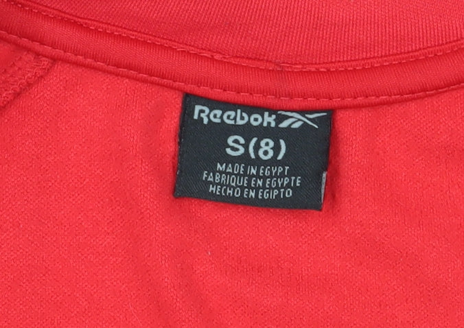 Reebok Boys Red and Blue Full Zip Sweatshirt Size 8
