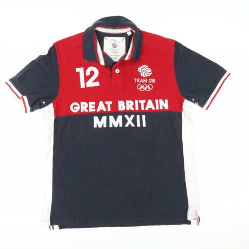 Next Men's Multicoloured Polo Shirt L Olympic Style