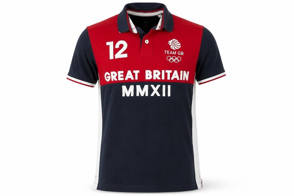 Front view of Next Men's Multicoloured Polo Shirt L Olympic Style