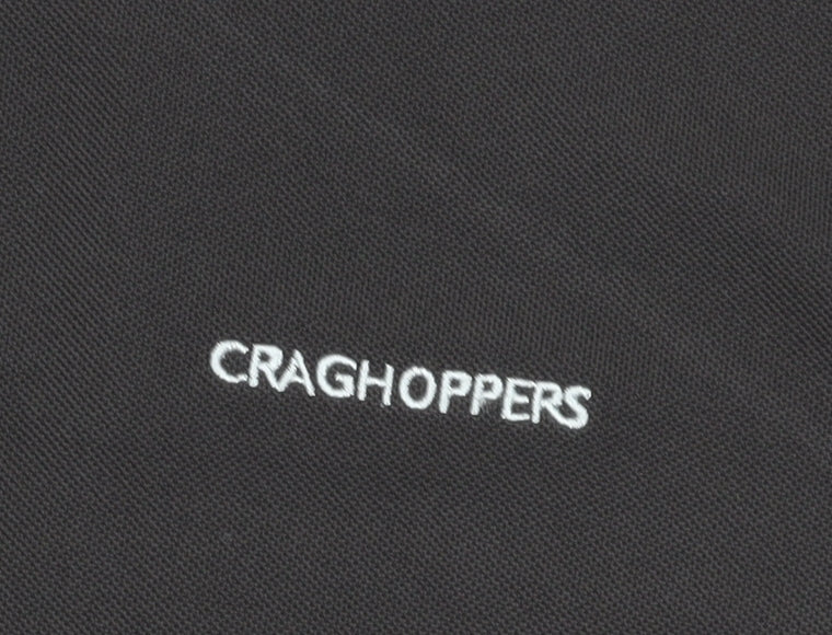 Craghoppers Men's Black 2XL Short Sleeve Polo
