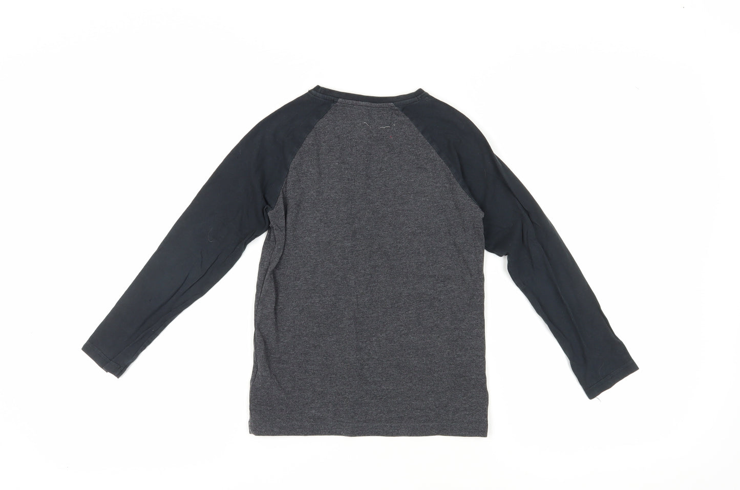 Next Boys Minecraft Grey Black Long Sleeve T-Shirt 8 Years