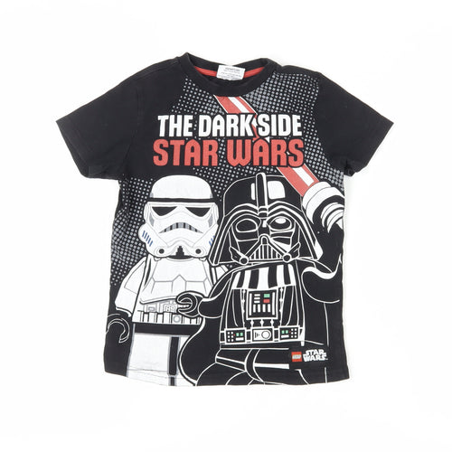 LEGO Star Wars Boys Black Graphic Print T-Shirt 7-8 Years