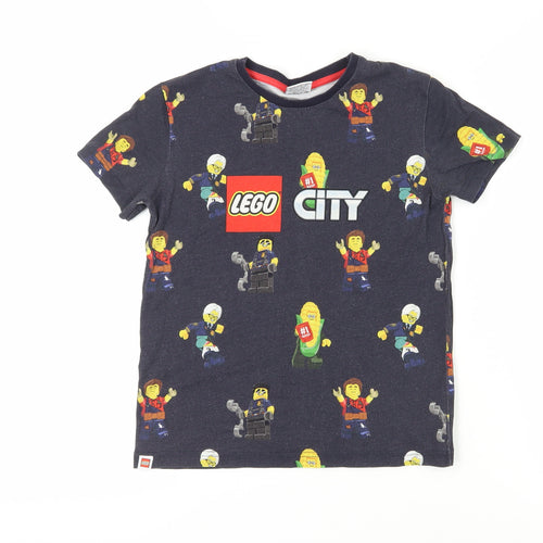 Next Boys LEGO T-Shirt Black 8 Years Graphic Casual