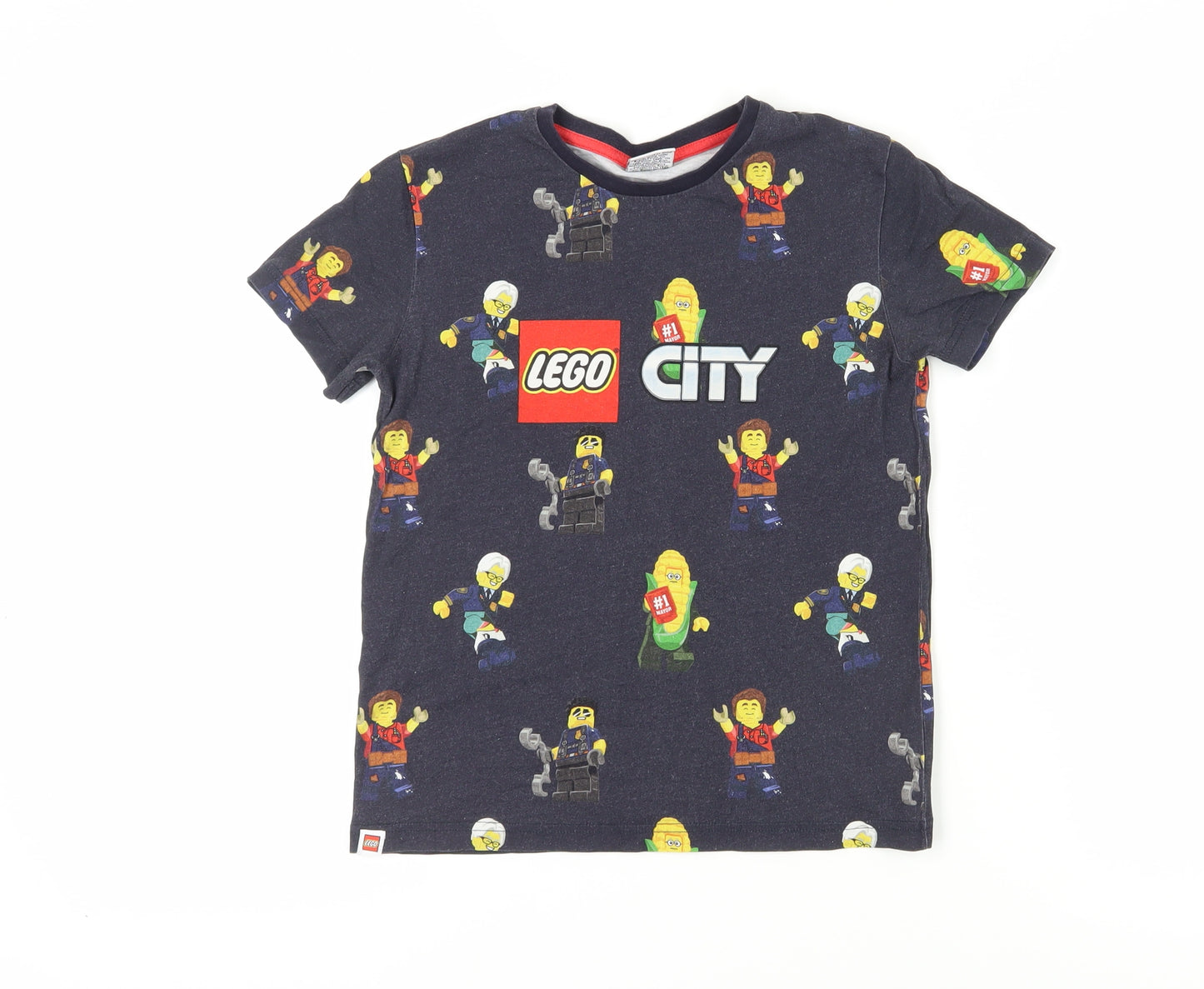 Next Boys LEGO T-Shirt Black 8 Years Graphic Casual