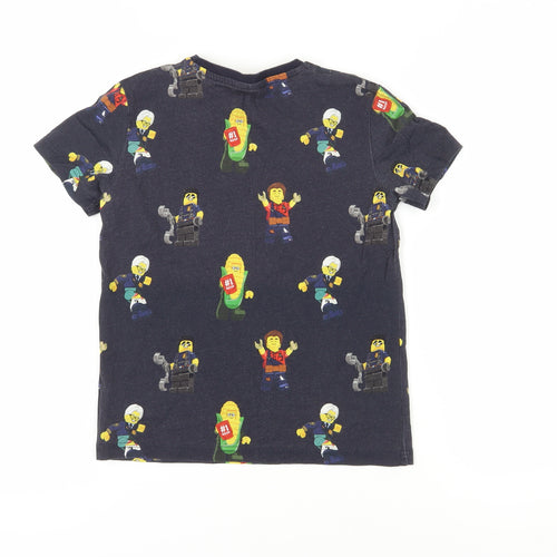 Next Boys LEGO T-Shirt Black 8 Years Graphic Casual