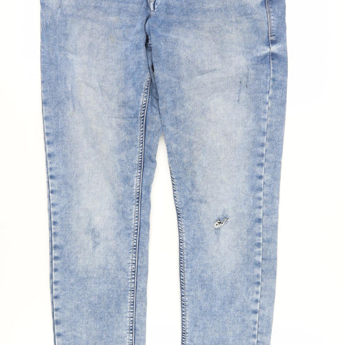 Nostrum Men's Light Blue Slim Fit Tapered Jeans 33