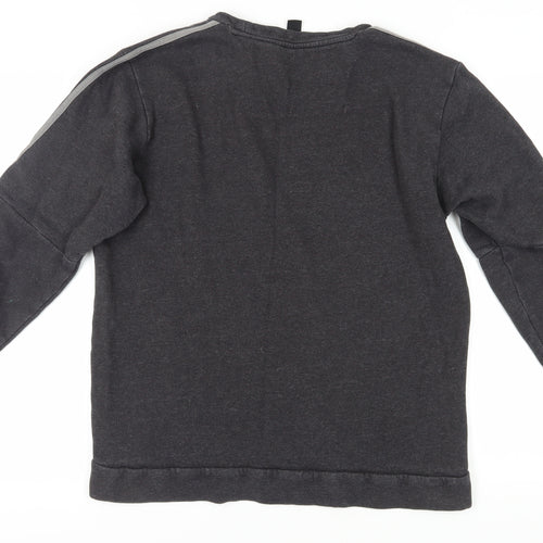 Adidas Unisex Black Pullover Sweatshirt M