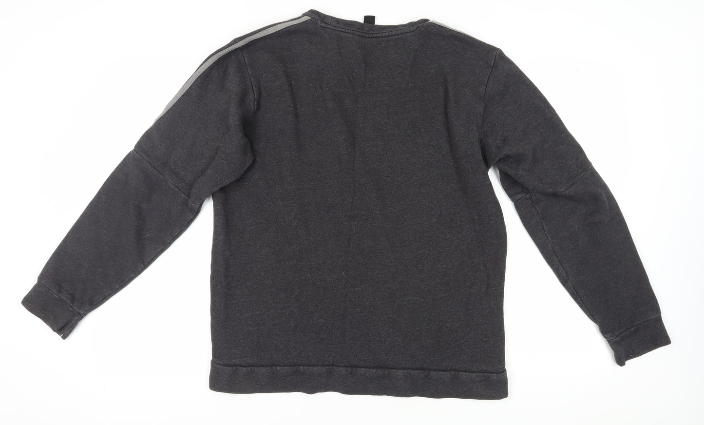 Adidas Unisex Black Pullover Sweatshirt M