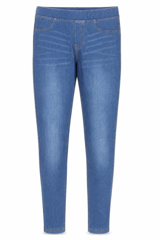 H&M Girls Blue Skinny Jeans, Size 11-12 Years, Stretch Denim