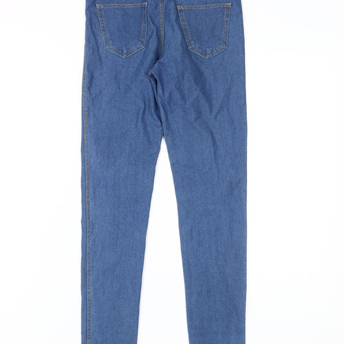 H&M Girls Blue Skinny Jeans, Size 11-12 Years, Stretch Denim