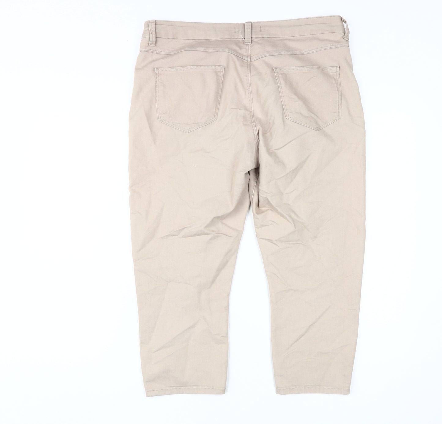 Marks & Spencer Women's Beige Jeans Size 14