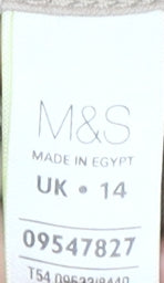 Marks & Spencer Women's Beige Jeans Size 14