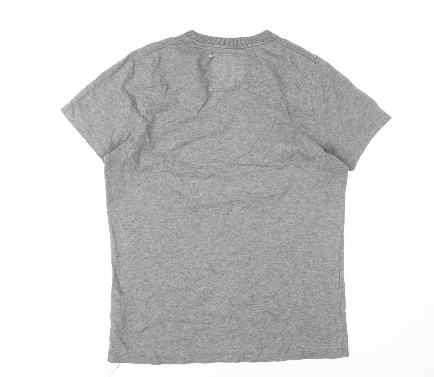 Abercrombie & Fitch Men's Grey XL Logo T-Shirt