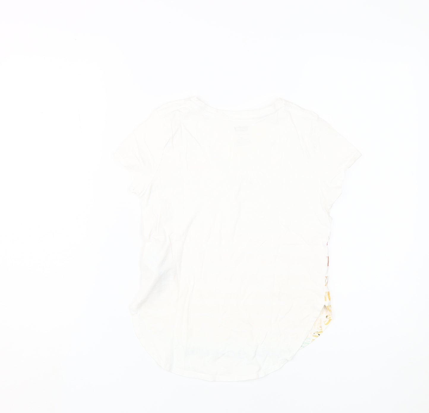 Levi's Girls White Graphic Print T-Shirt 10-11 Years