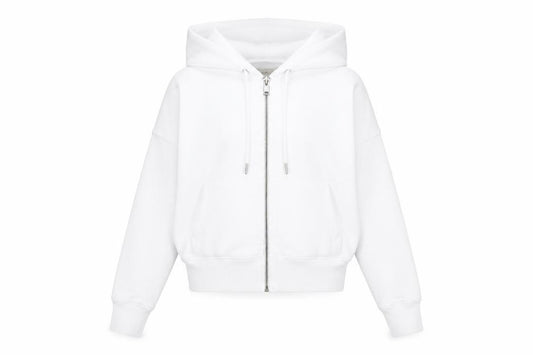 Abercrombie & Fitch Women’s White XS Full Zip Hoodie