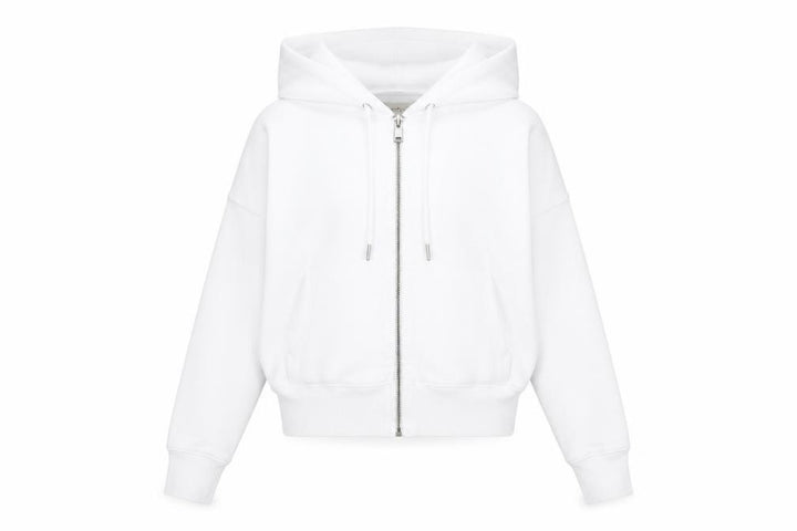 Abercrombie & Fitch Women’s White XS Full Zip Hoodie