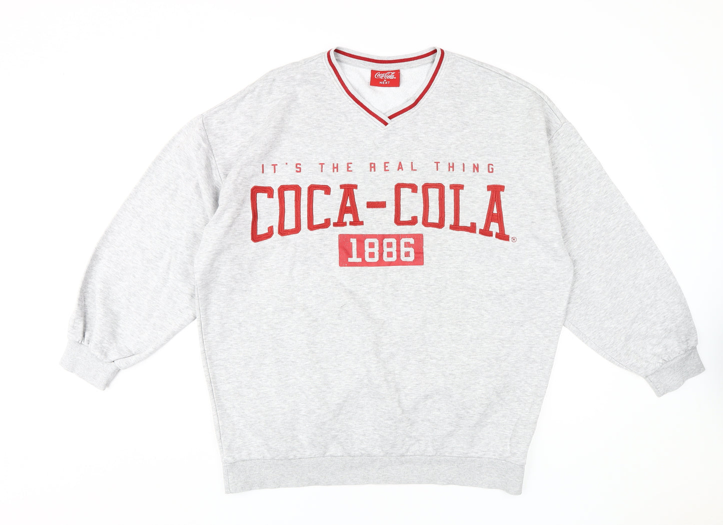 Next Coca-Cola Unisex Grey Medium Sweatshirt